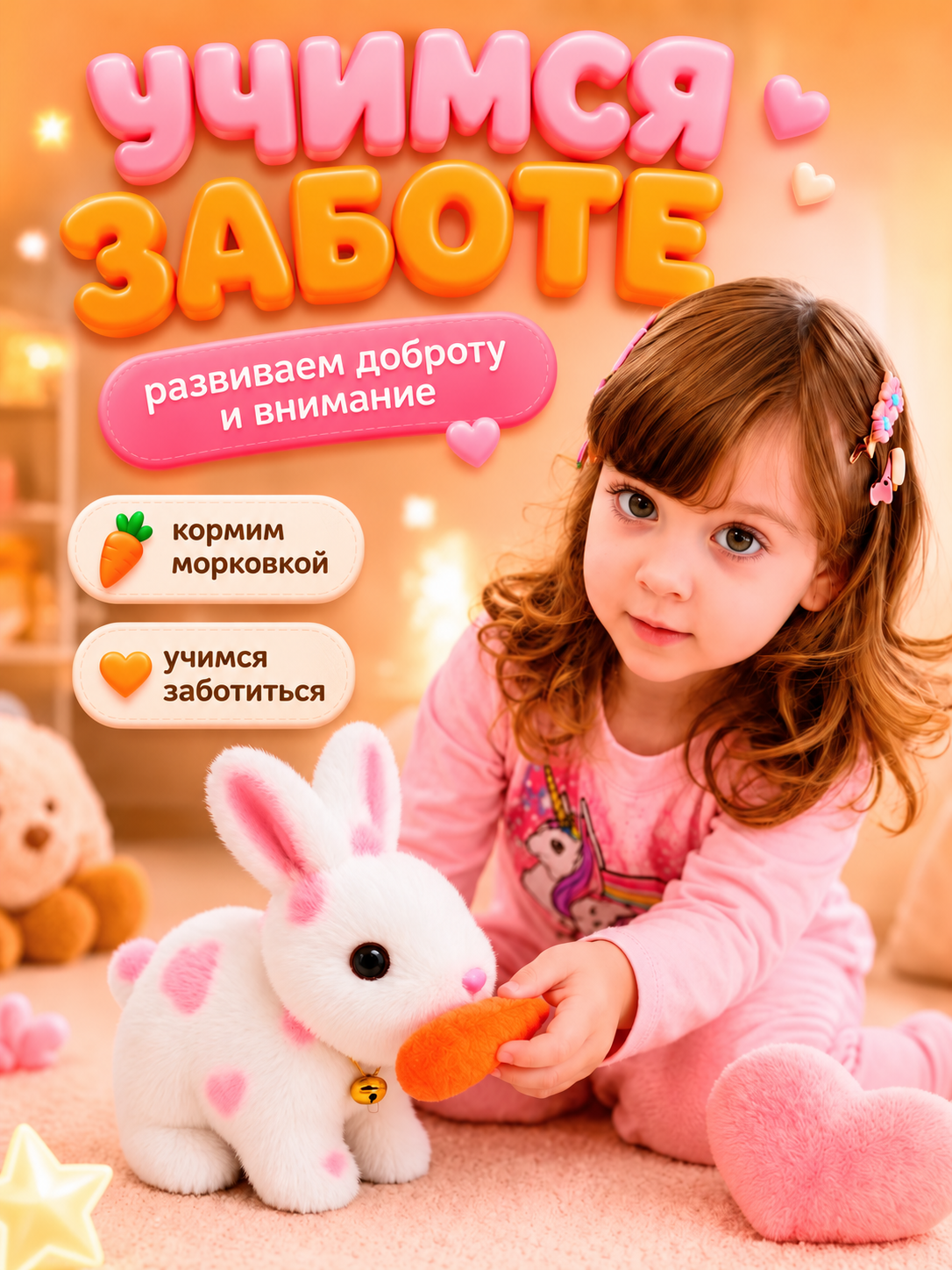 Мягкая игрушка FAVORITSTAR DESIGN Зайчик - фото 9