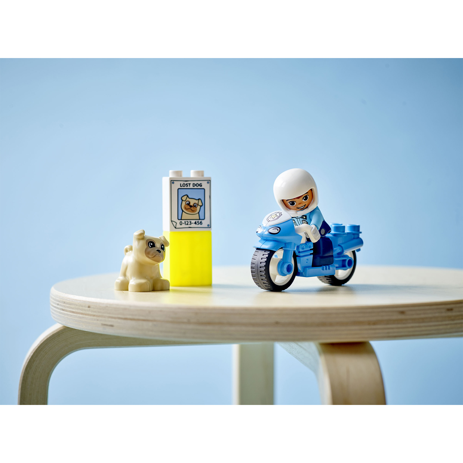 Конструктор LEGO DUPLO Полицейский мотоцикл - фото 11