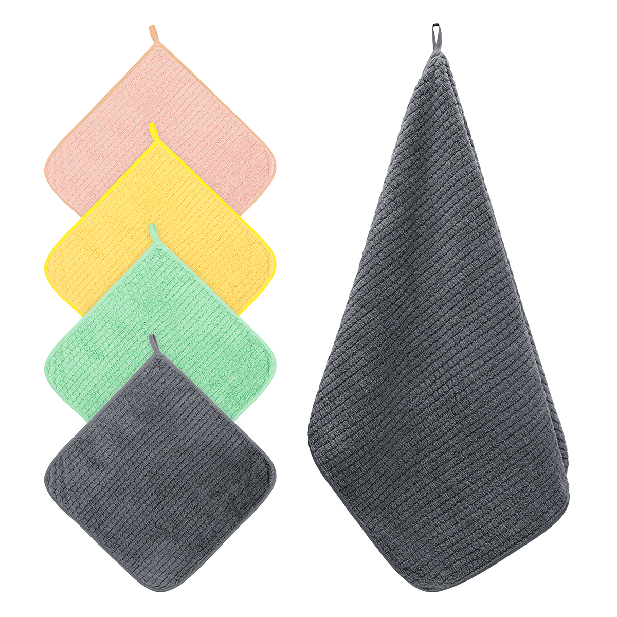 Полотенце BRAVO Фарбен 50*90+30*30х4шт 5 шт. - фото 2