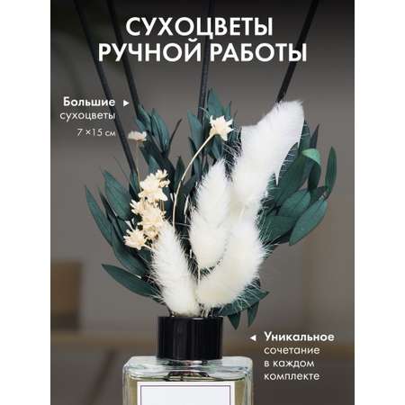 Диффузор с сухоцветами в Премиум тубусе Accents Amber & Pepper