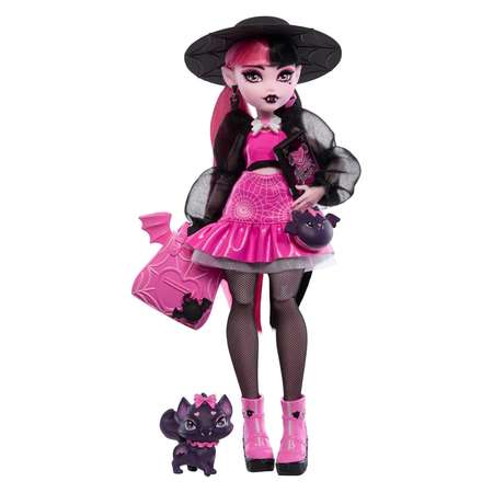 Кукла модельная Monster High Дракулаура со шляпой