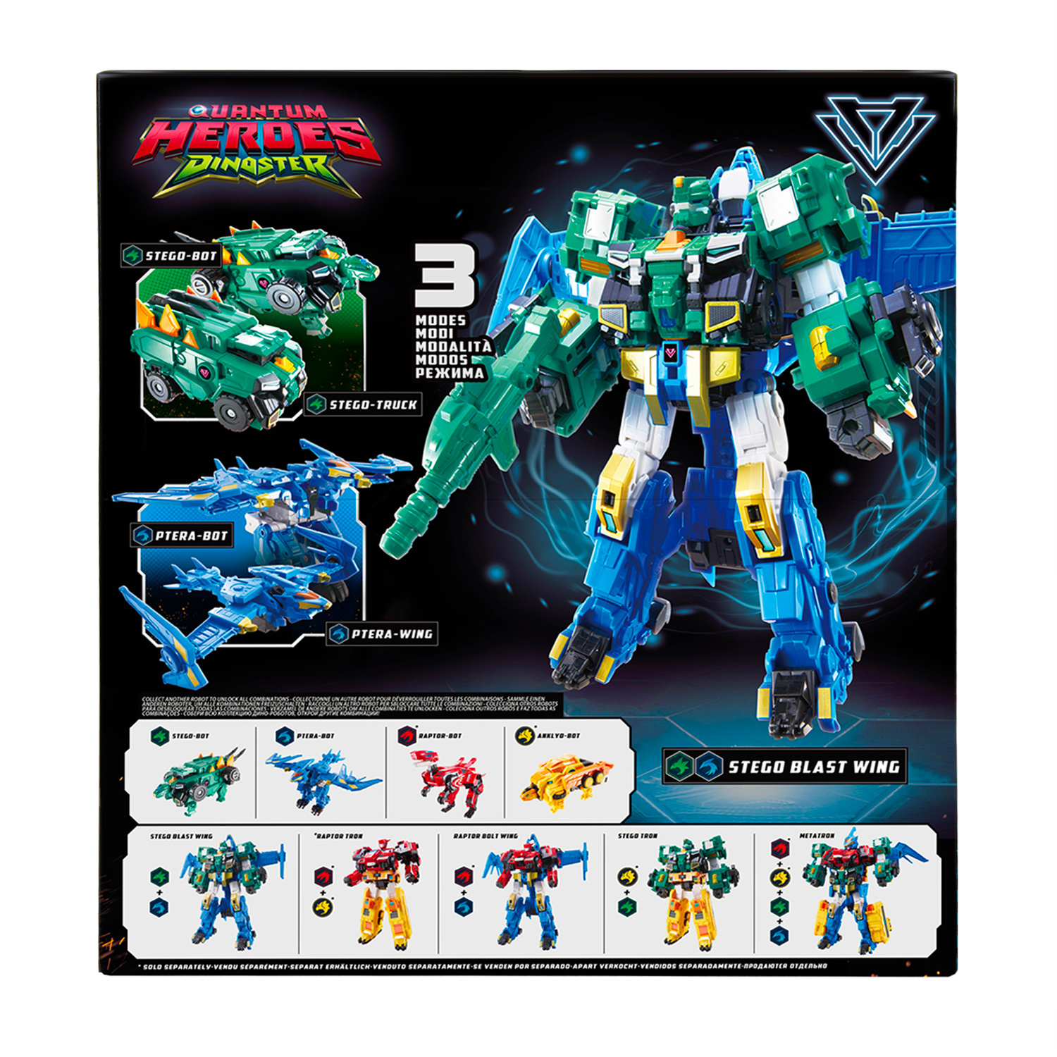 Игровой набор Dinoster Стего Бласт Винг 4-в-1 - фото 4