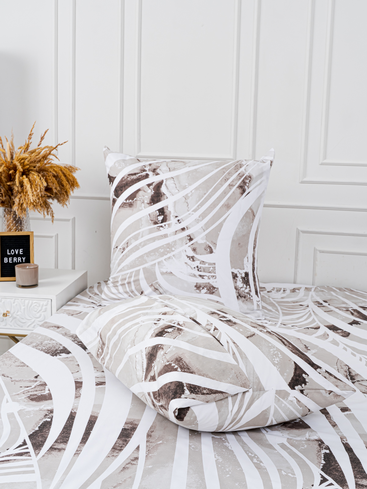 Комплект постельного белья LOVEBERRY Абстракция евро 4 предм. - фото 7