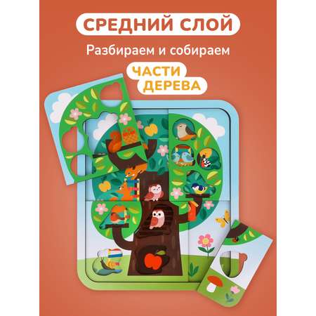 Пазл Mapacha Удивительное дерево деревянный