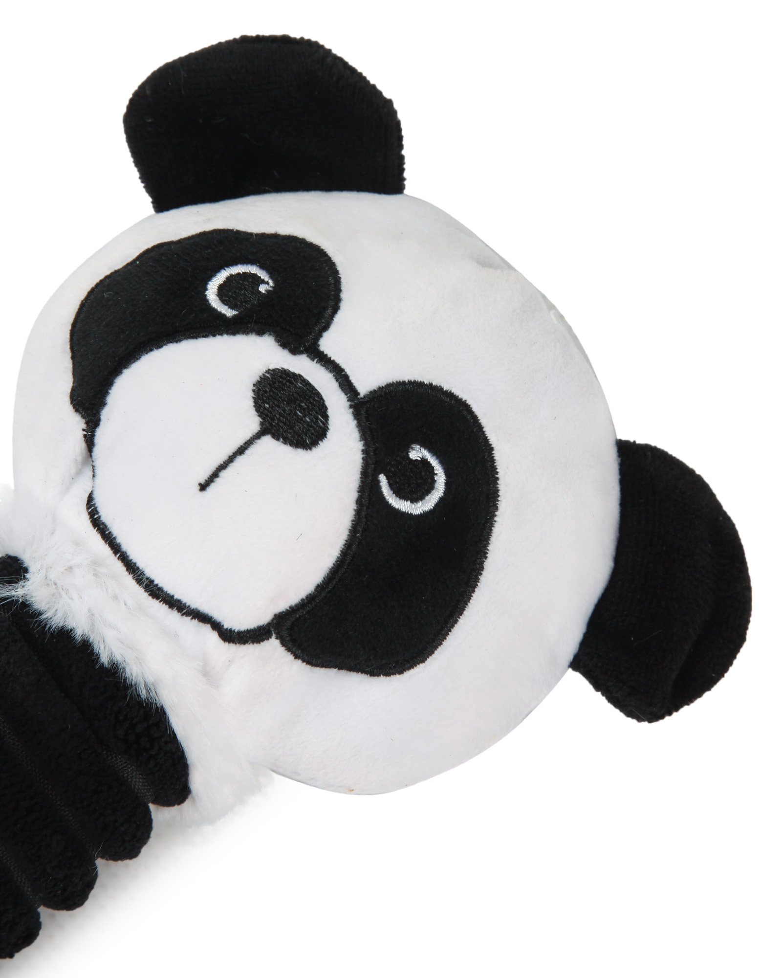 Игрушка для собак Barbaks Панда-длинношей мягкая с пищалкой шуршит 64*10см - фото 5