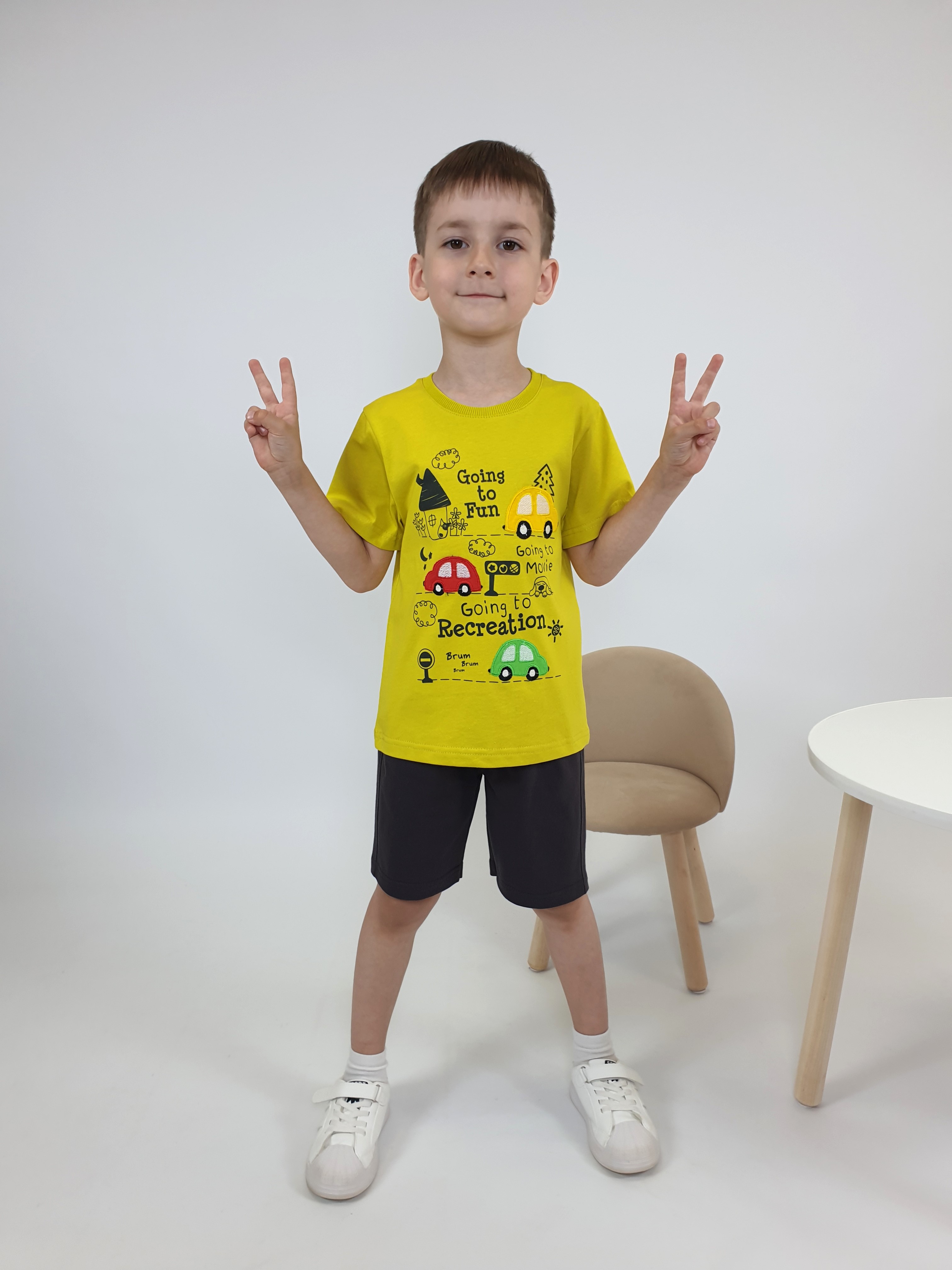 Футболка и шорты Luneva 01-141-3. - фото 5