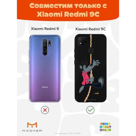 Силиконовый чехол Mcover для смартфона Xiaomi Redmi 9C Союзмультфильм Полет волка