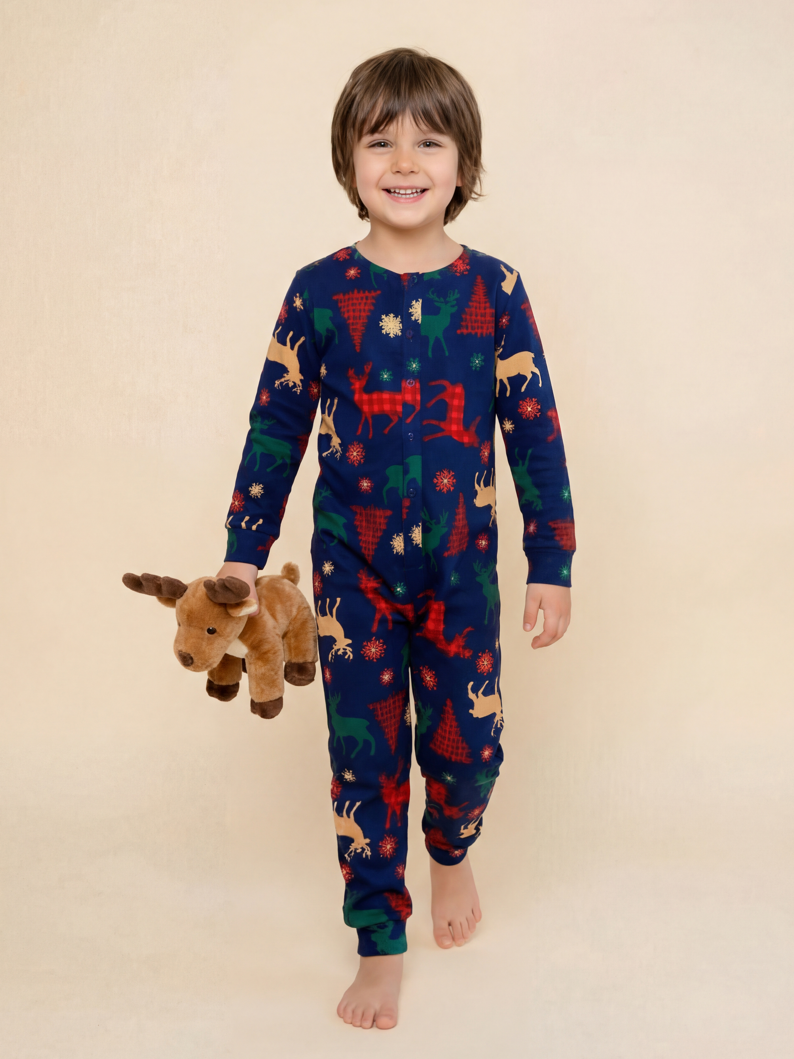 Пижама Веселый малыш 153/17/Олени - фото 1
