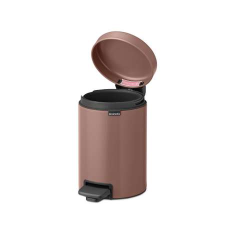 Бак мусорный Brabantia NewIcon с педалью светло-коричневый 3л 233968
