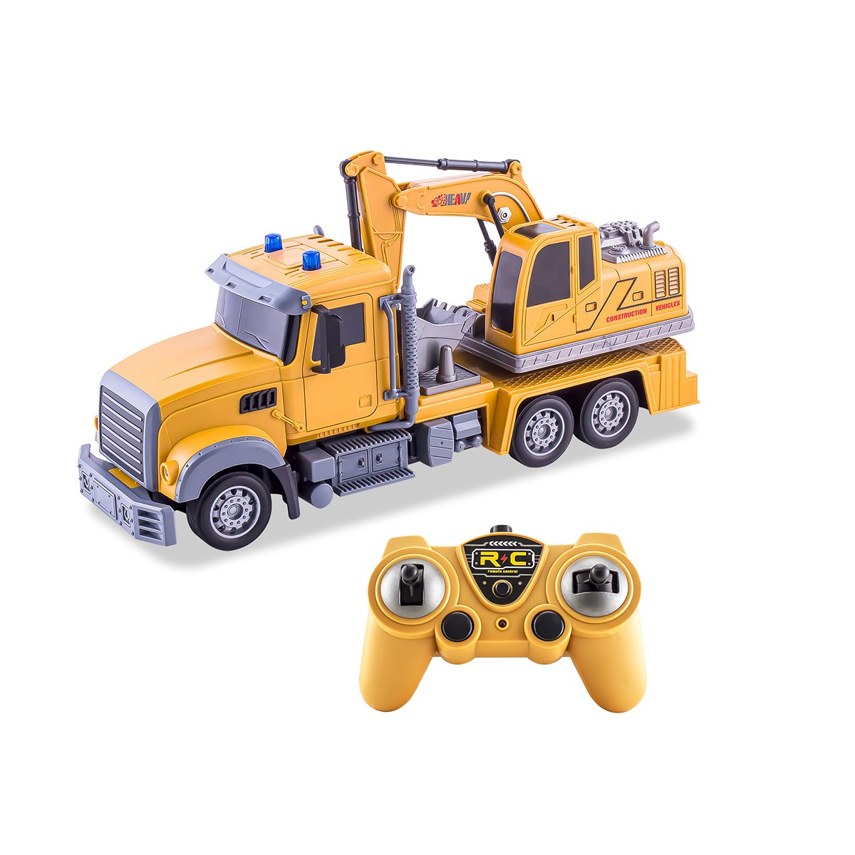 Экскаватор Mioshi 1:24 MTE1208-015 - фото 1