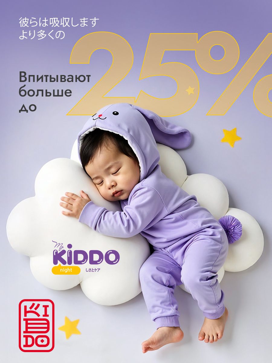 Трусики Kiddo Night L (9-14 кг) 18 шт. - фото 5