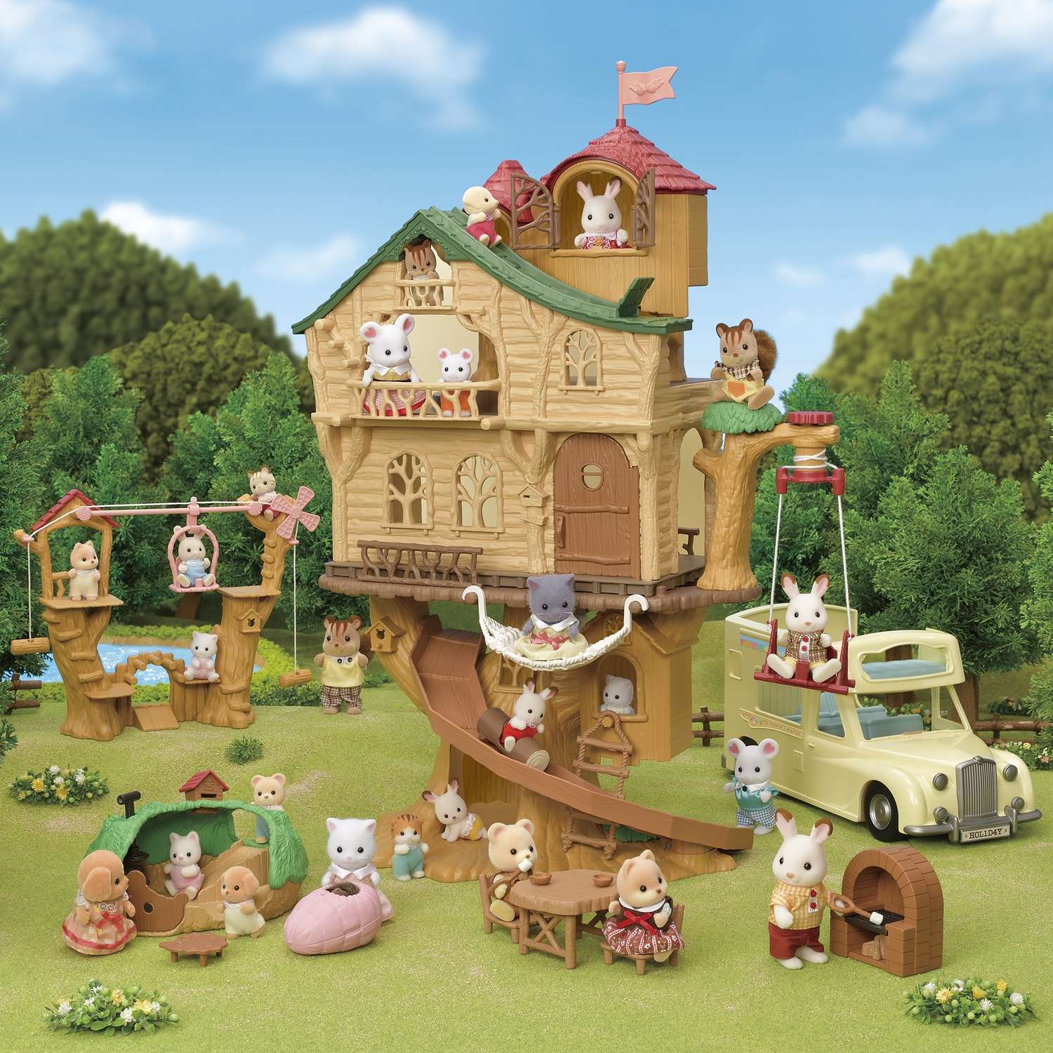 Игровой набор Sylvanian Families Детская канатная дорога - фото 7