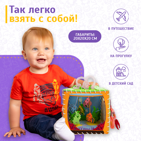 Игрушка Evotoys бизиборд