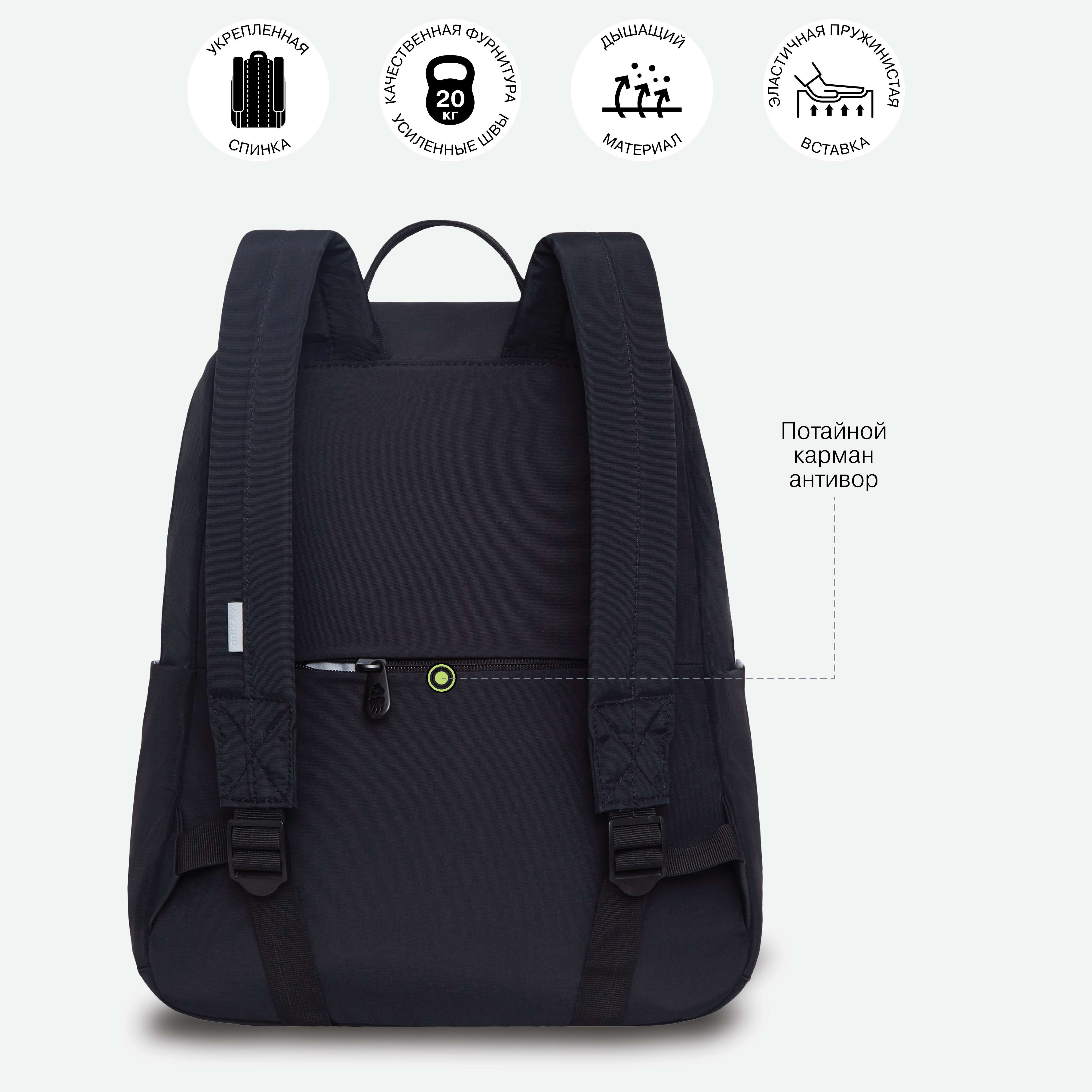 Рюкзак Grizzly для девочки - фото 9