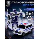 Фигурка AUTODRIVE Робот машинка Lada 2131