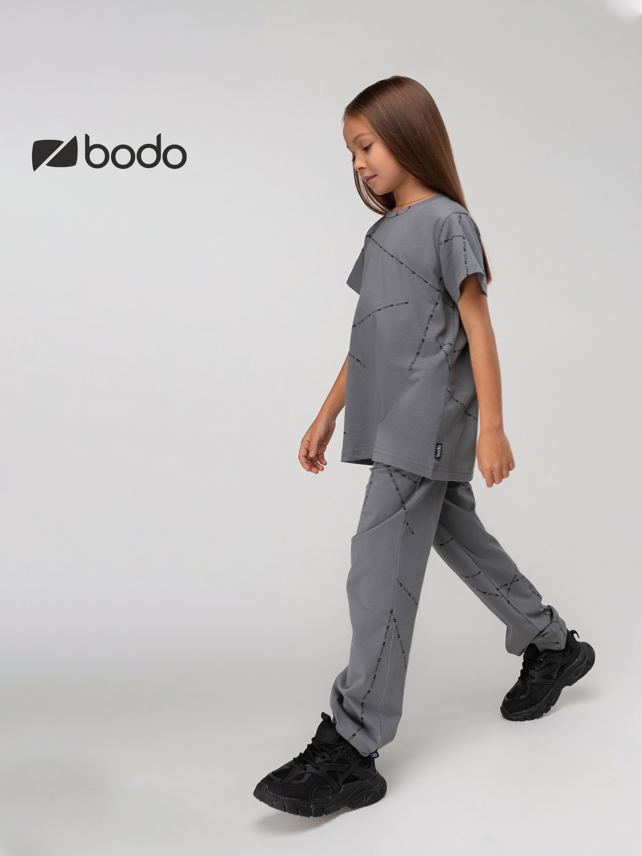 Костюм спортивный Bodo 11-360МU_темно-серый (черный) - фото 5