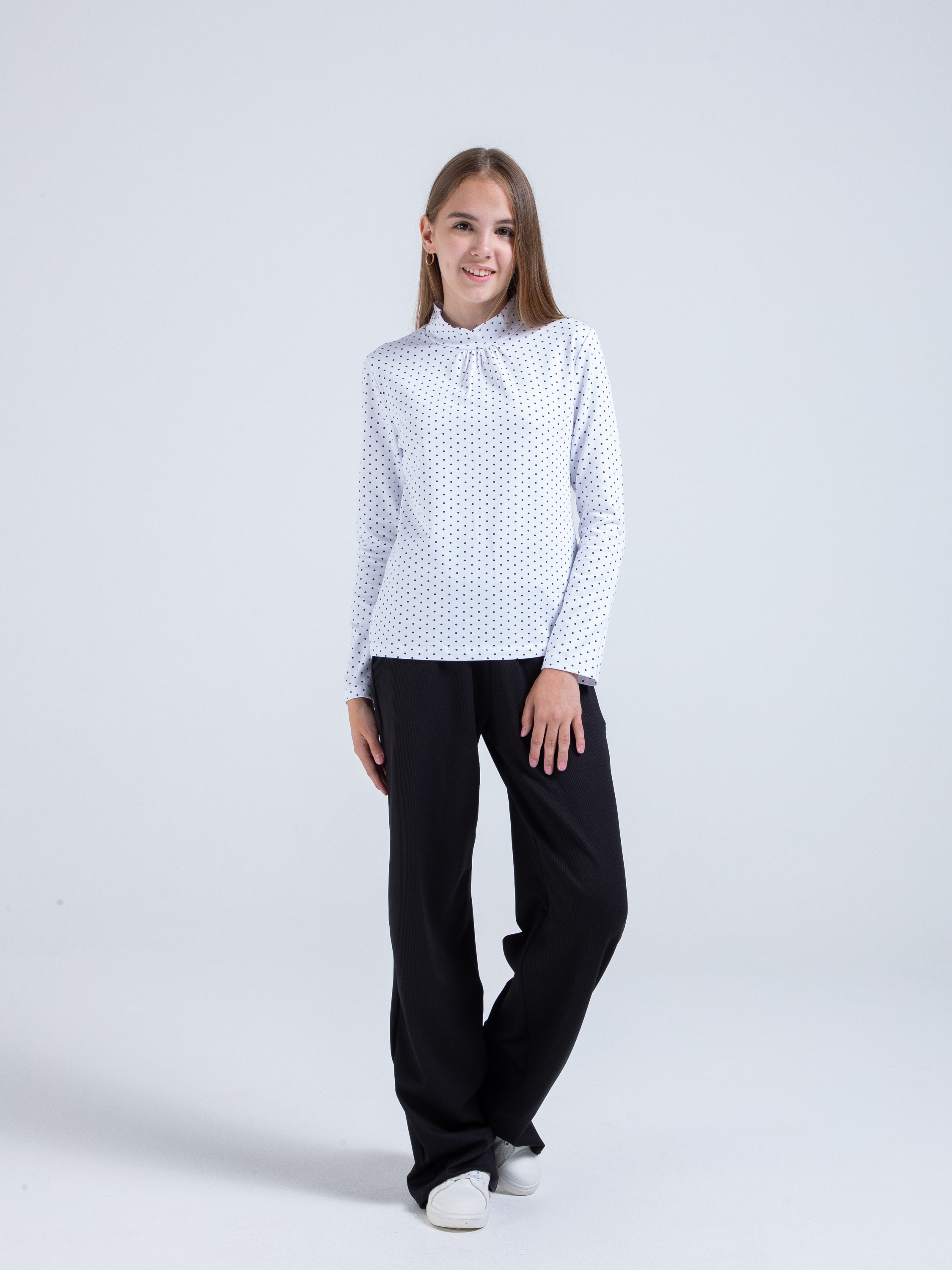 Водолазка STELLA MODA 15602_белый - фото 3