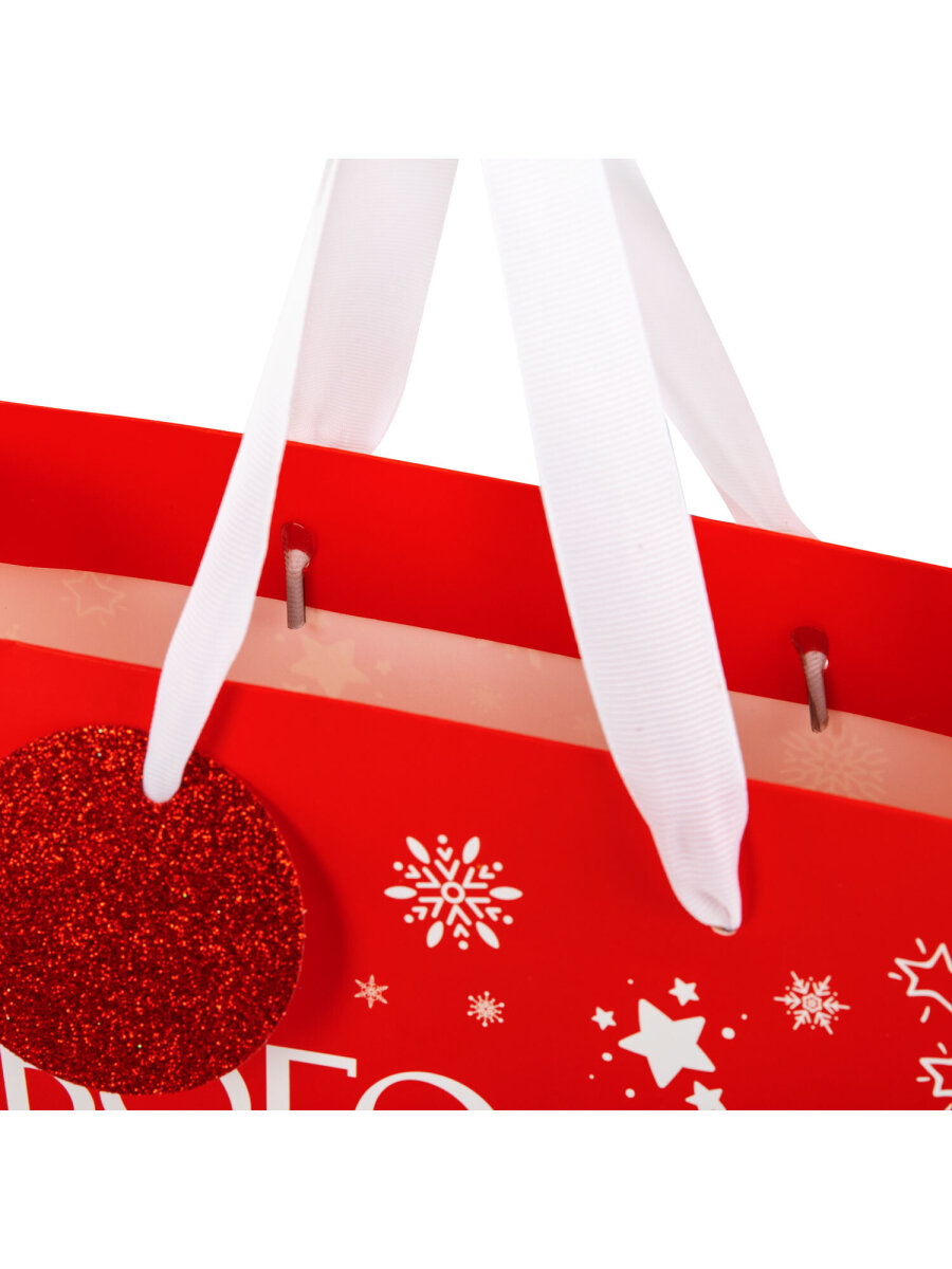 Пакет подарочный новогодний Золотая сказка пакетики для подарков и сладостей набор 4 штуки - фото 6