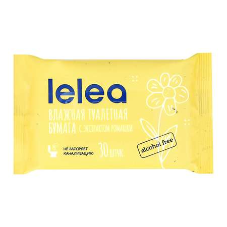 Влажная туалетная бумага LELEA 30 шт.