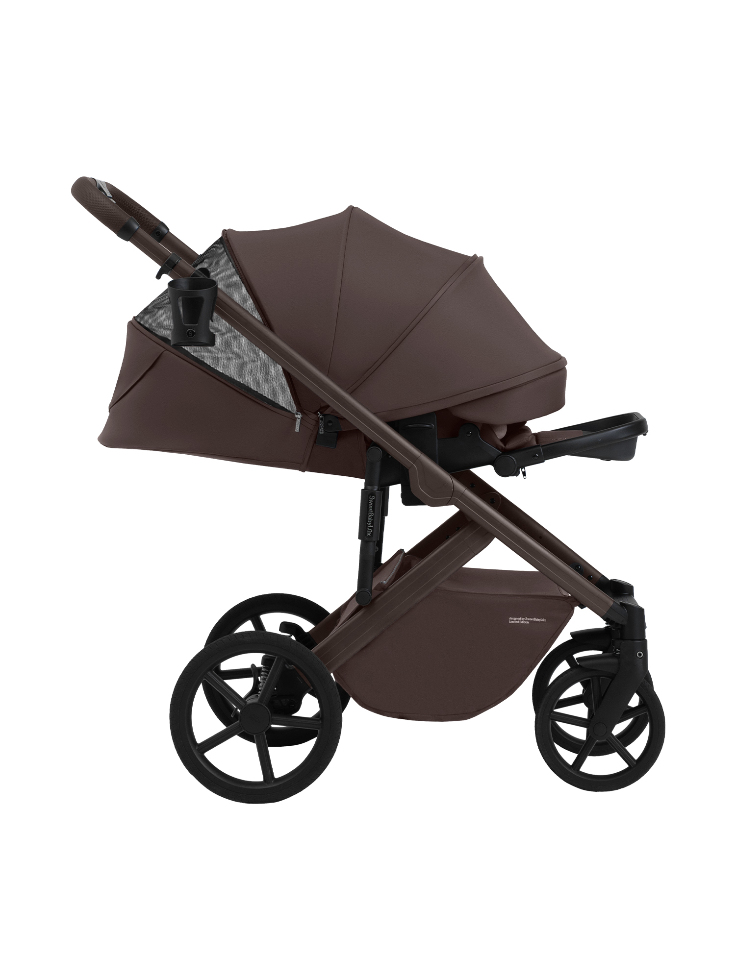 Коляска 2в1 Sweet Baby Dolce Chocolate Brown коричневый - фото 22