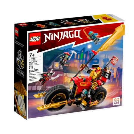 Конструктор LEGO NINJAGO Робот-гонщик ЭВО Кая блочный