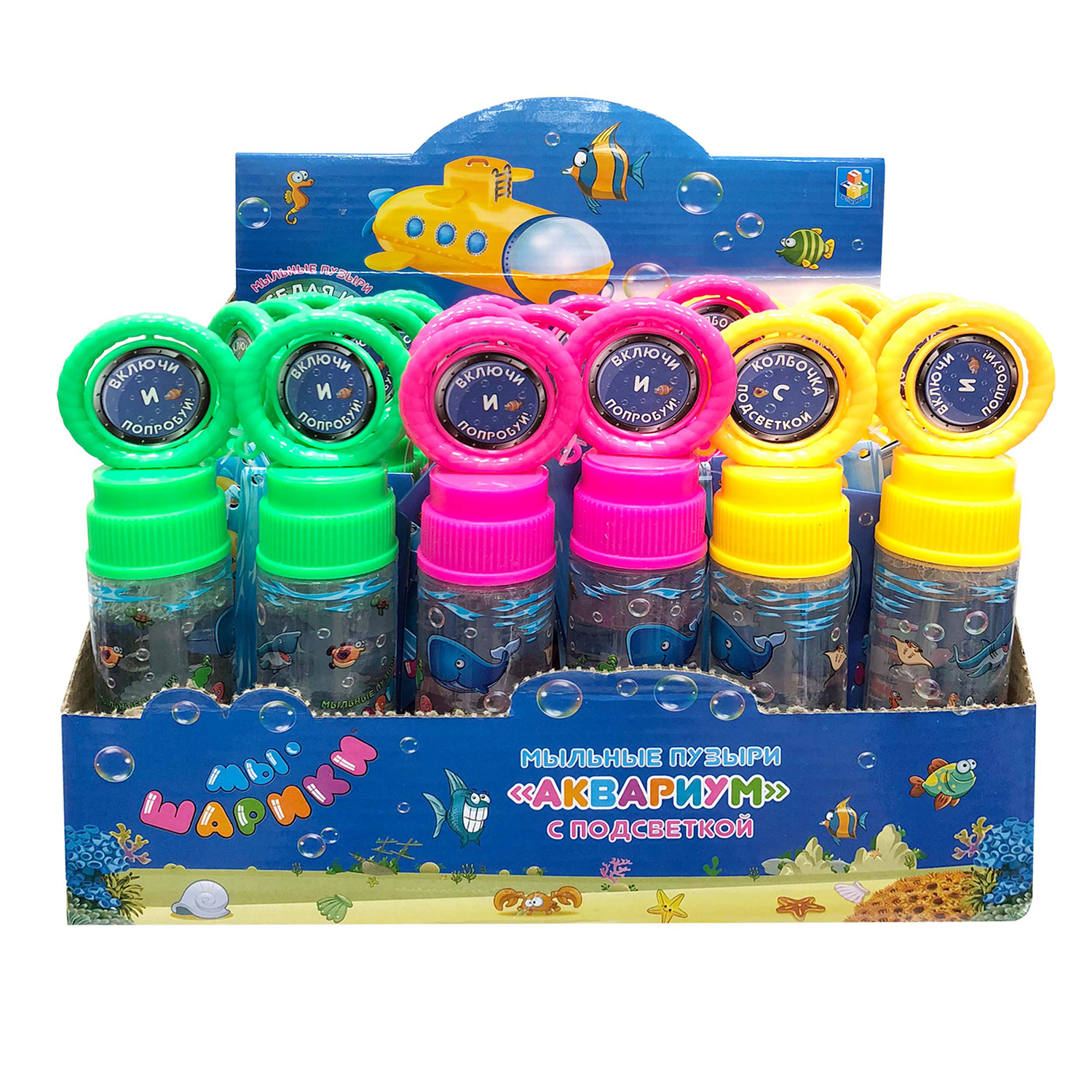 Мыльные пузыри 1TOY Аквариум 50 мл - фото 2