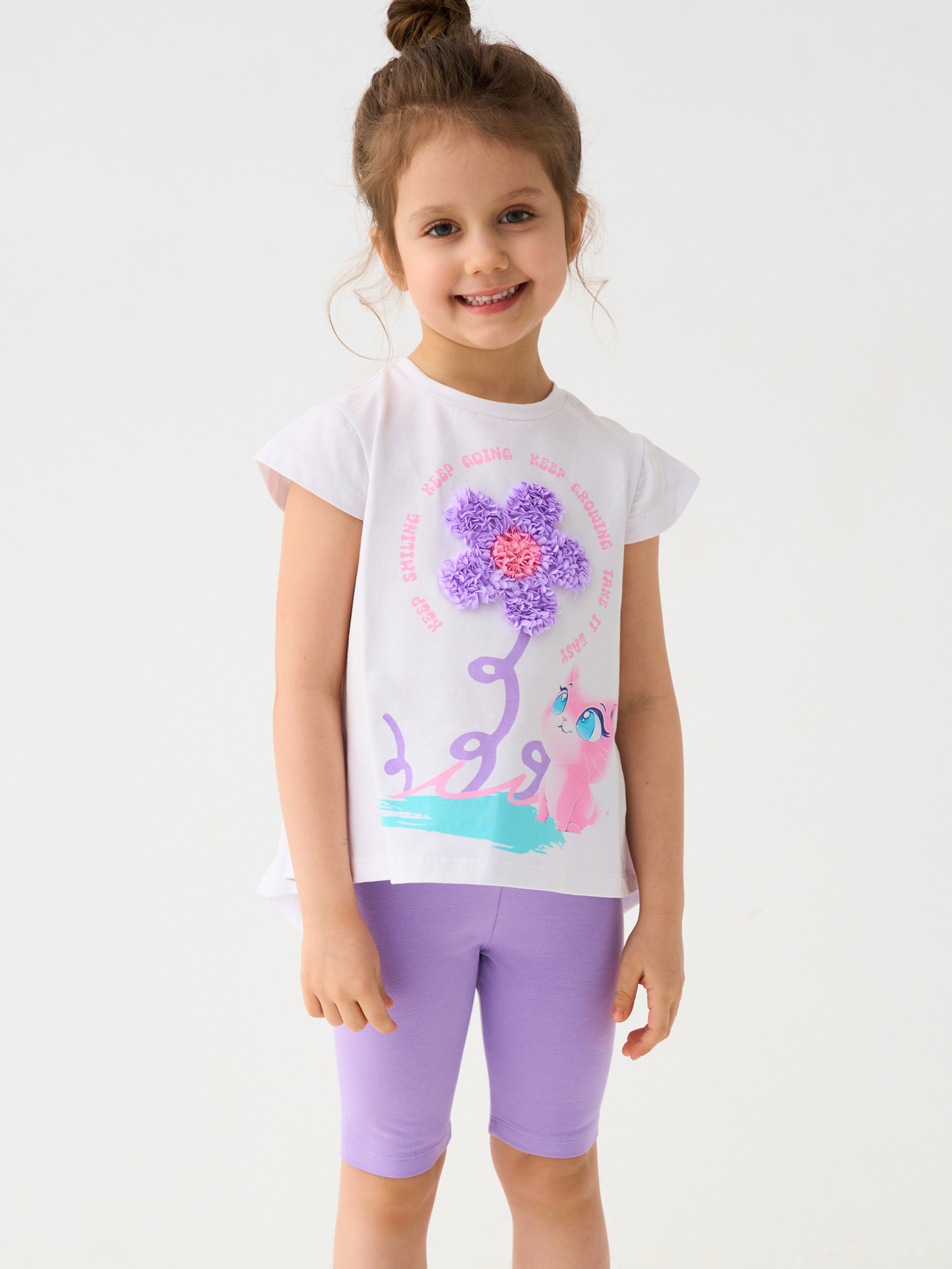 Футболка и леггинсы PlayToday 12622097 - фото 2