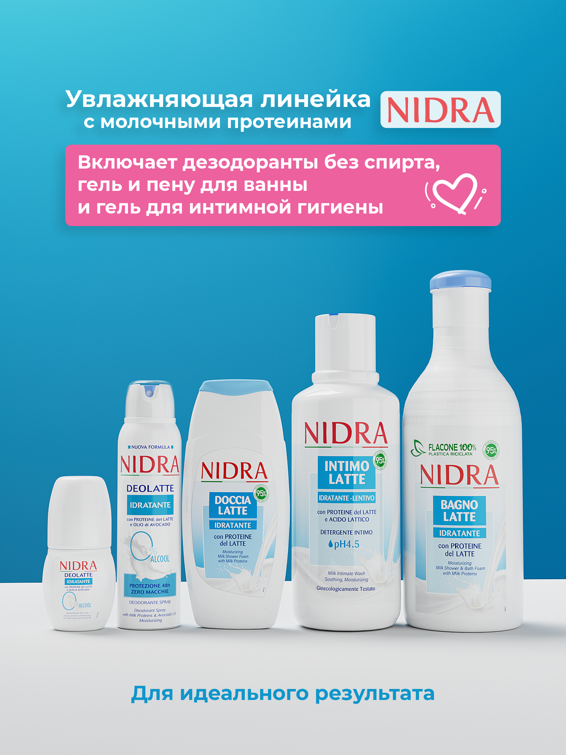Гель для интимной гигиены NIDRA с молочными протеинами 500мл - фото 6
