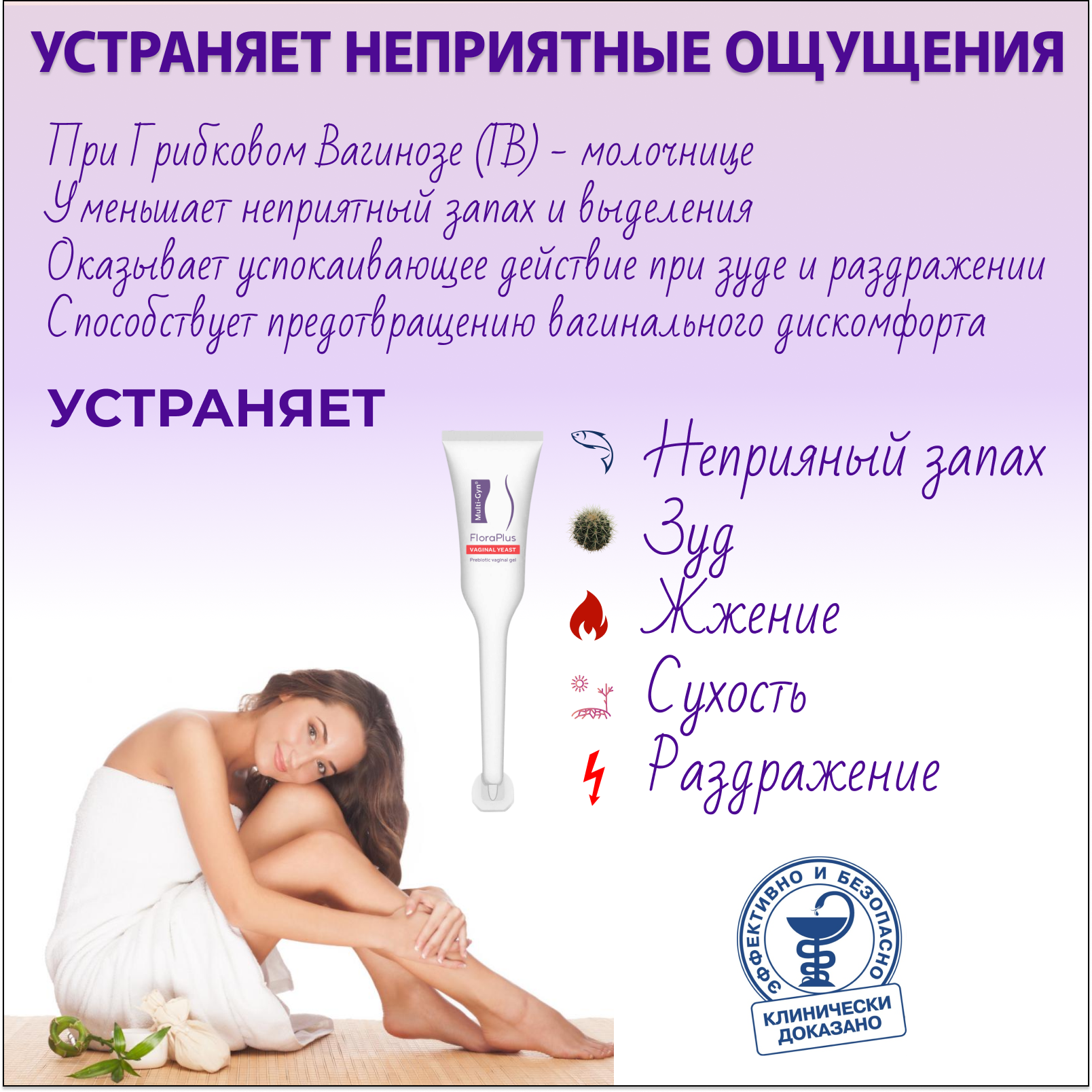 ФлораФем Multi-Gyn от молочницы кандидоза 25 мл - фото 4