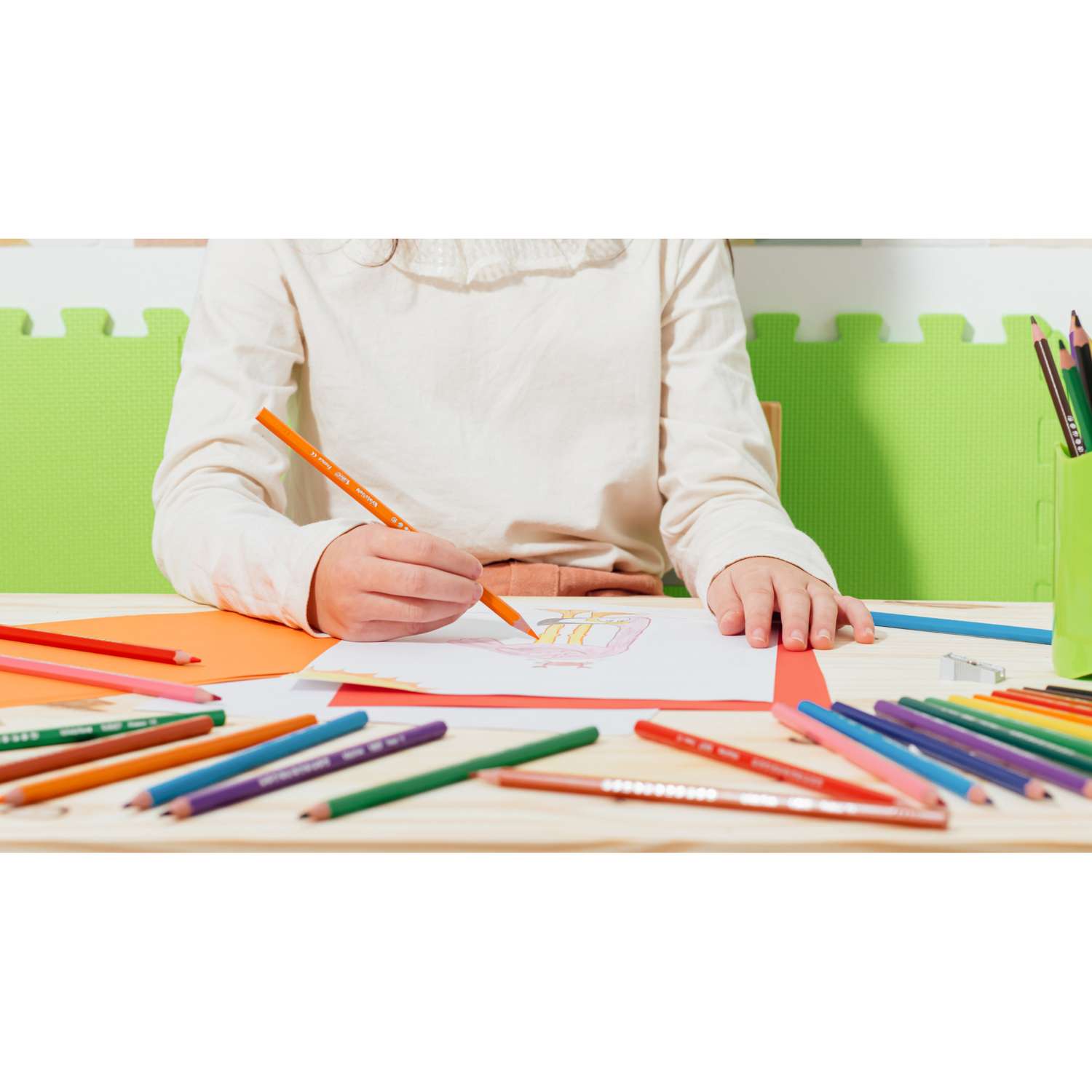 Карандаши цветные BIC Kids 18 шт. - фото 8