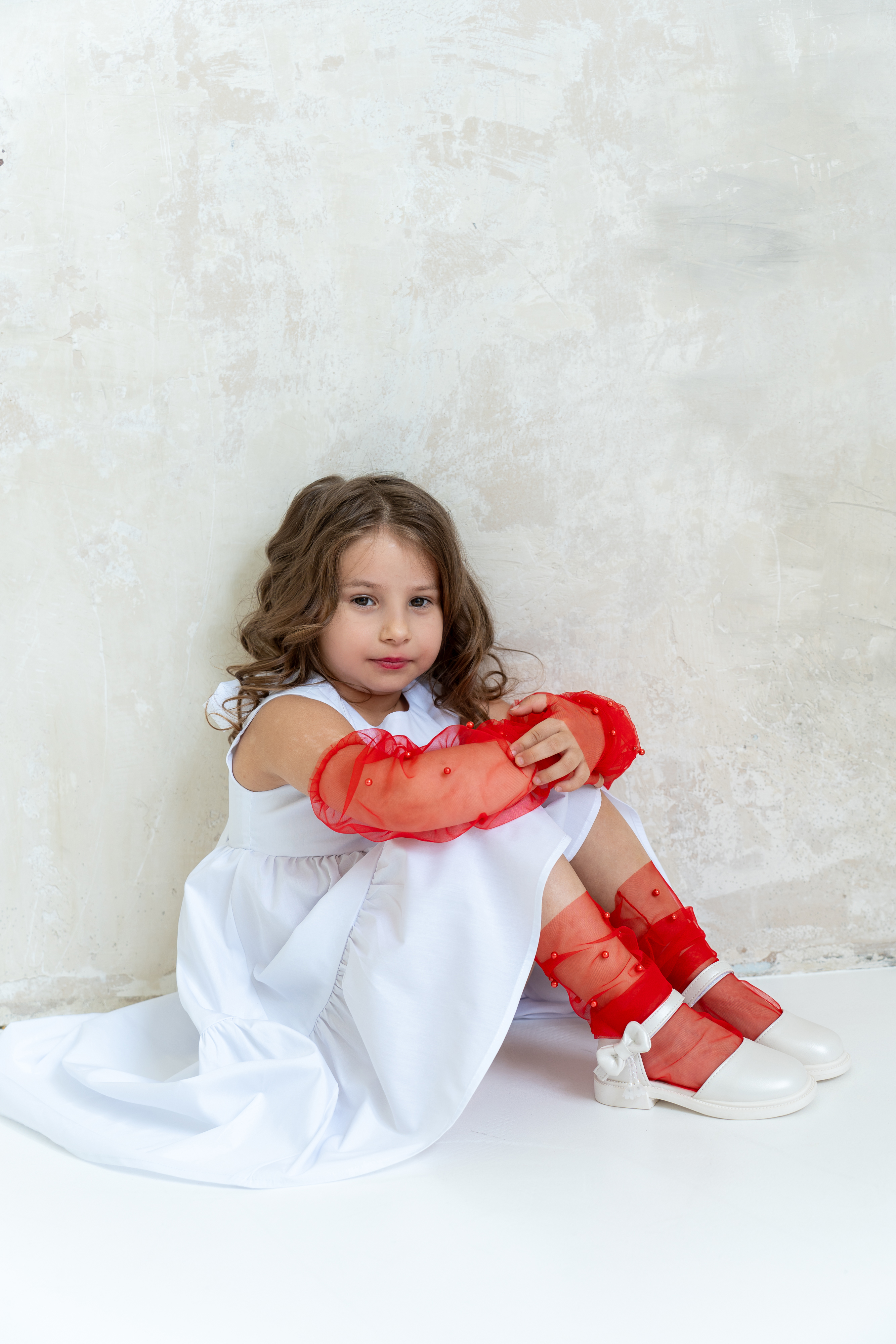 Митенки VasileKiss КрасныйДетскиеМ - фото 4