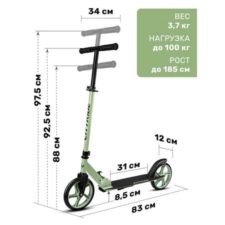 Самокат CITYRIDE двухколесный