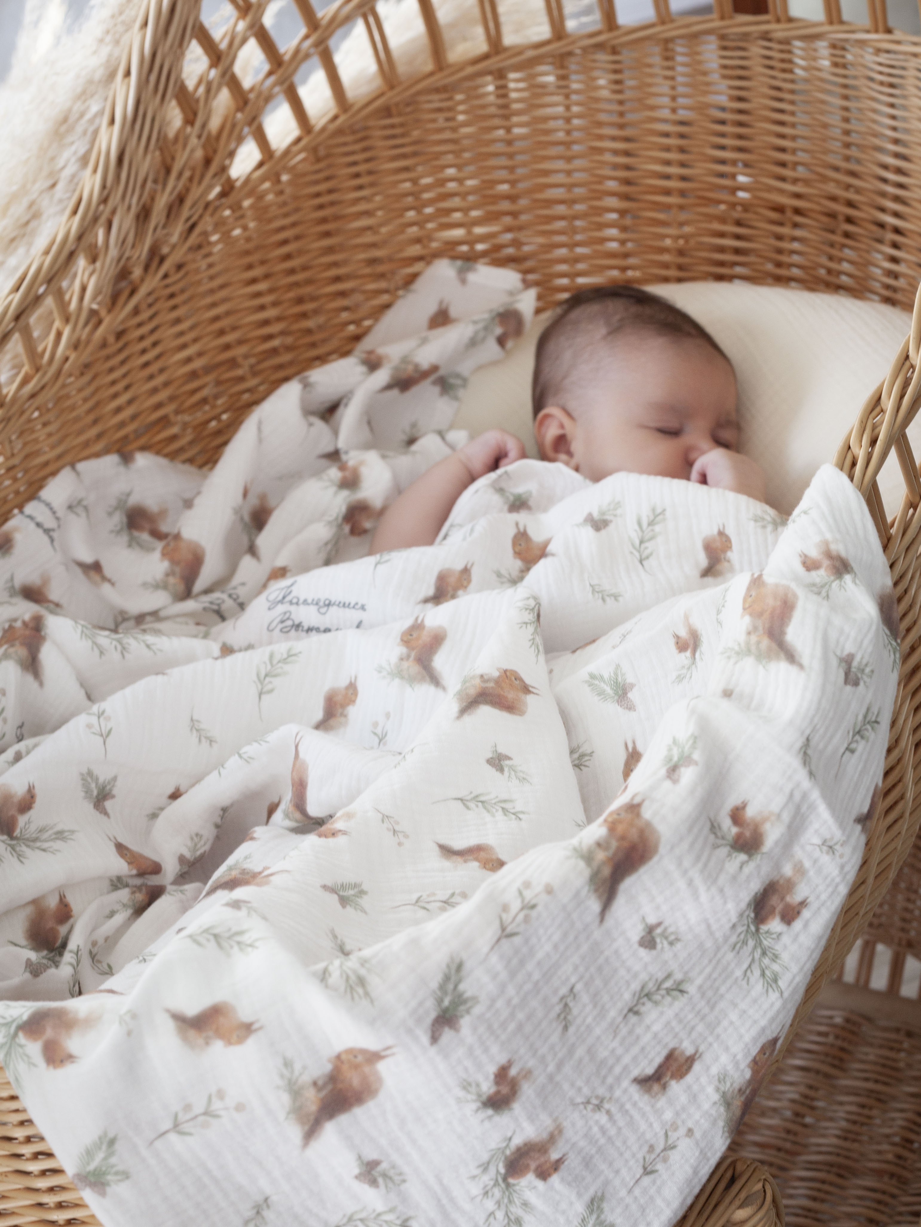 Пелёнка НаследникЪ Выжанова Набор муслиновых пеленок муслин 120х120 см 2 шт. - фото 5