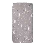 Простыня AmaroBaby на резинке 125х75х12 Princess серый