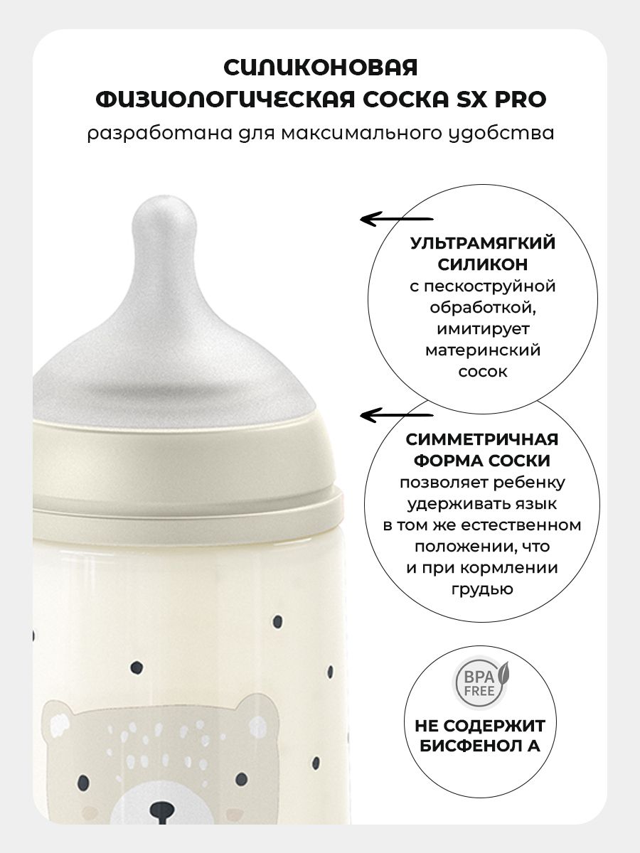 Бутылочка Suavinex 270 мл 1 шт. - фото 3