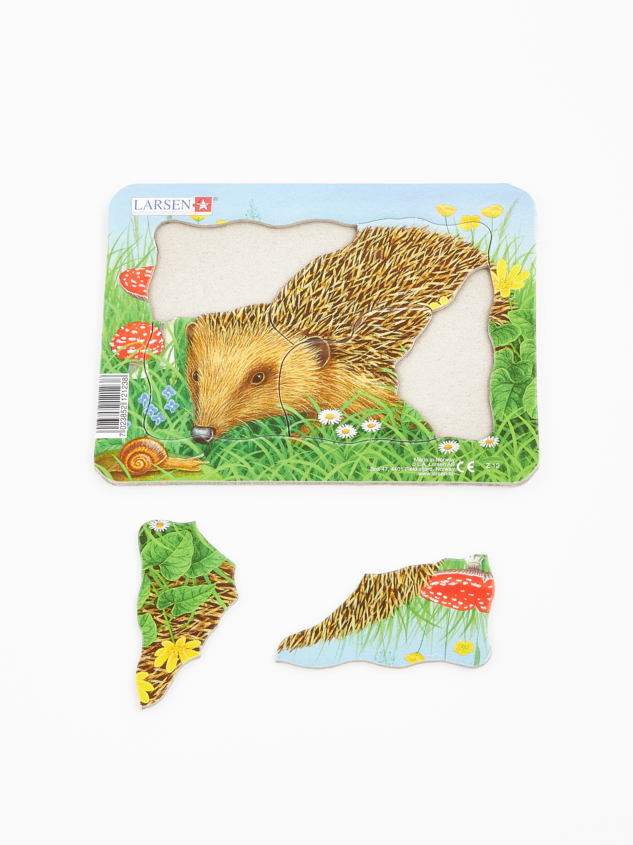 Пазл Larsen Кролик, белка, лиса, еж классический - фото 2