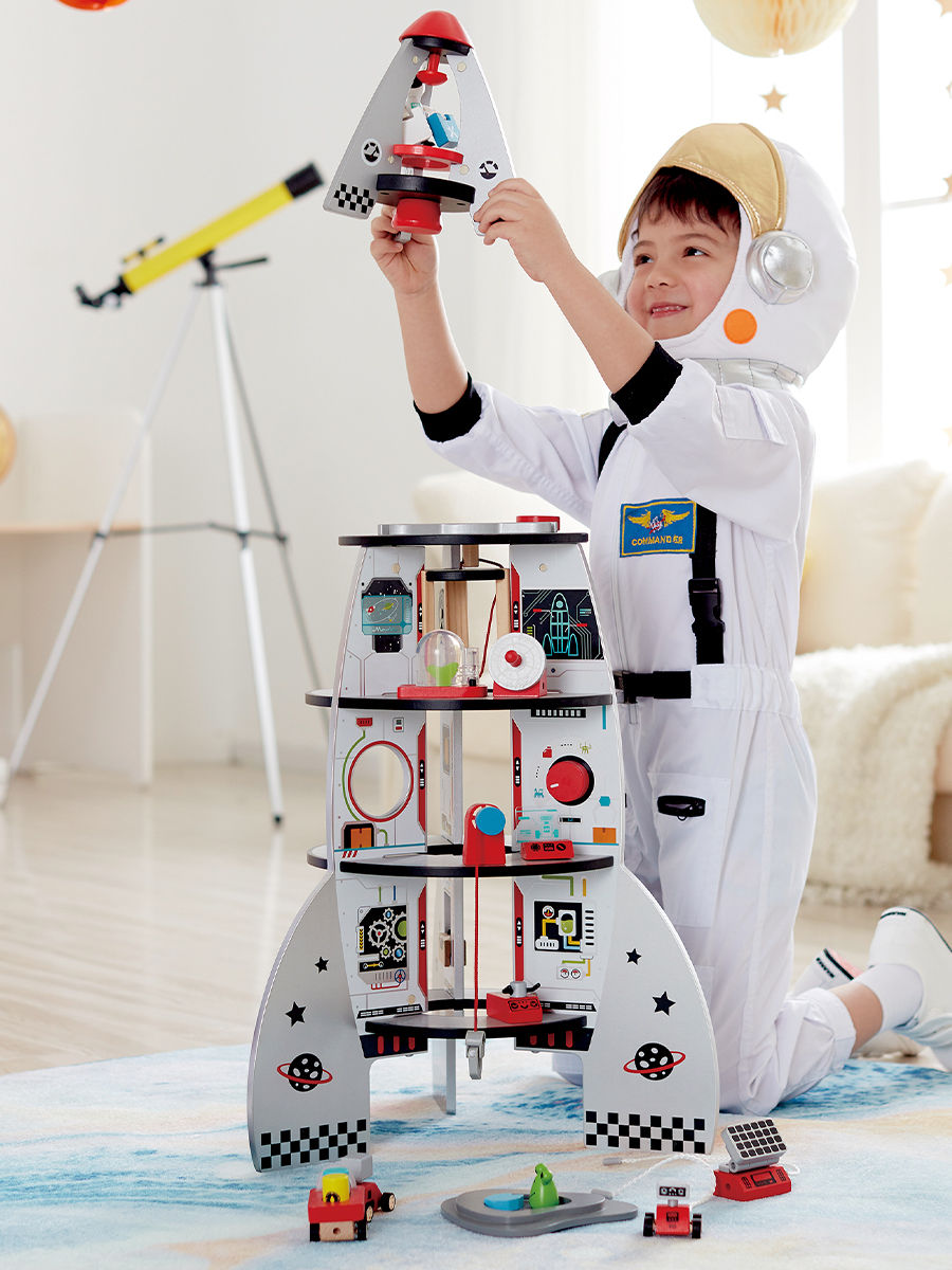 Набор игровой HAPE Четырехступенчатый космический корабль E3021_HP E3021_HP - фото 4