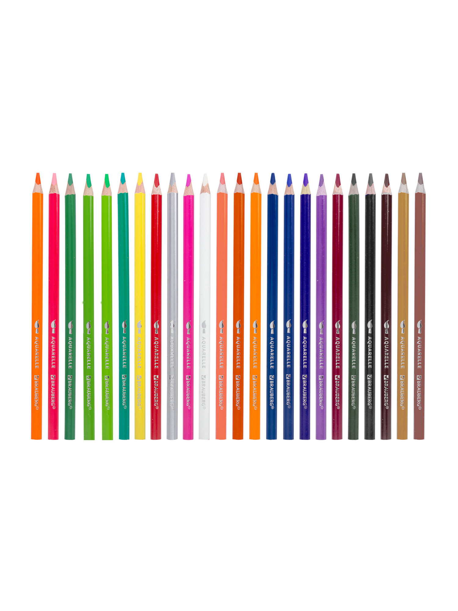 Карандаши акварельные Brauberg 24 шт. - фото 11