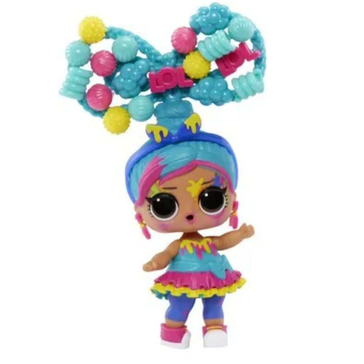 Кукла мини L.O.L. Surprise! Hair Beads высота 8 см 511205 - фото 3