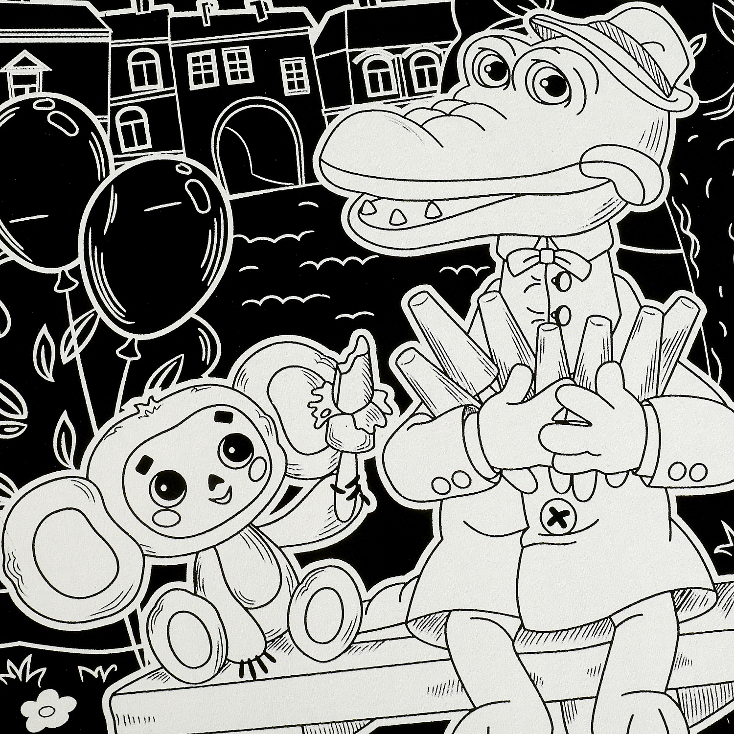 Гравюра Multiart Чебурашка - фото 5