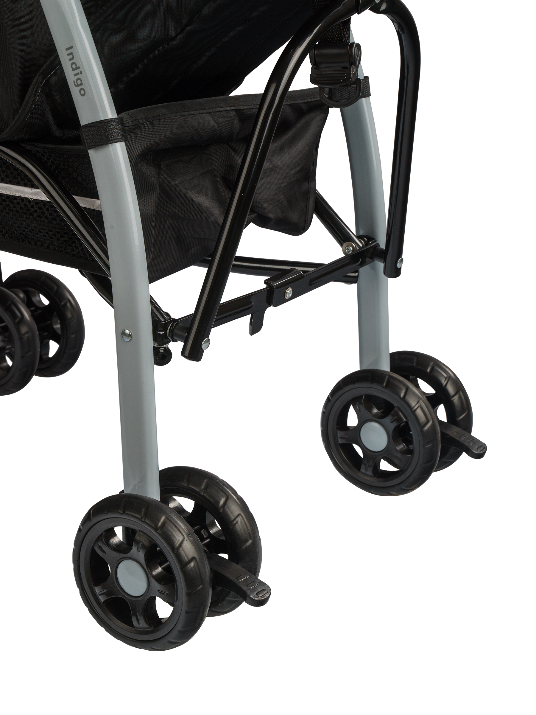 Коляска прогулочная Indigo Bono серый - фото 15