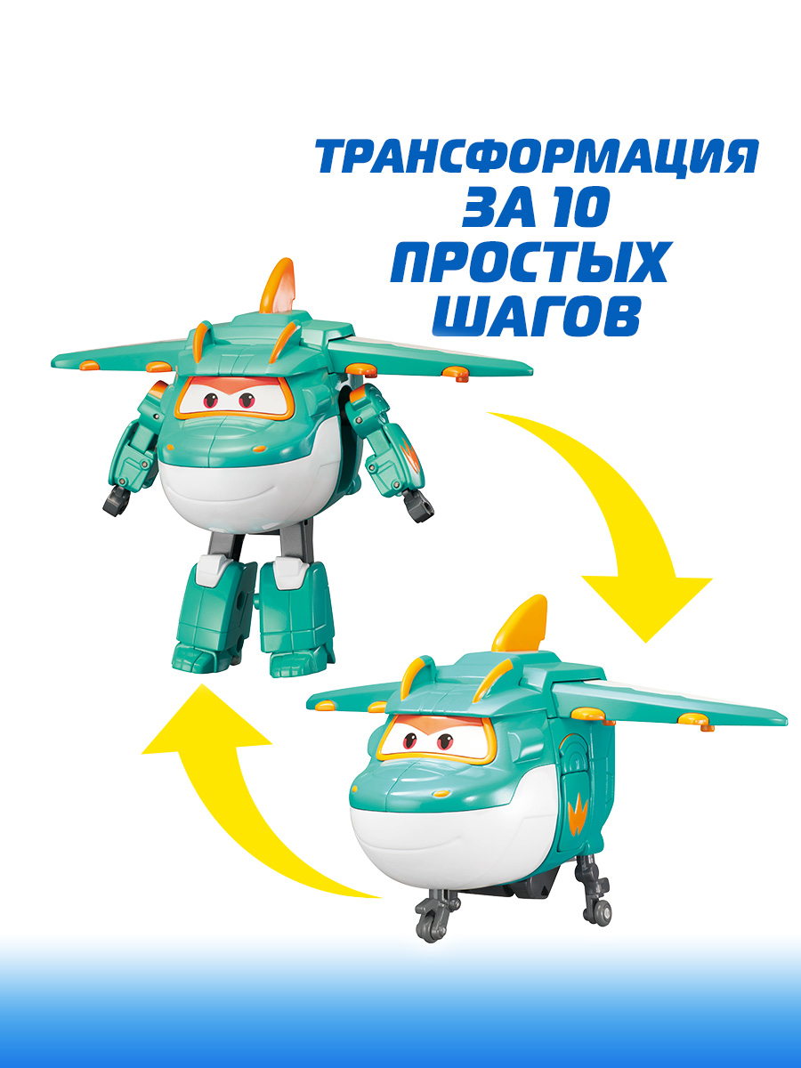 Игровой набор Super Wings из 2х трансформеров Джетт+Тино EU760202 - фото 5