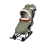 Санки-коляска NiKA kids оливковый