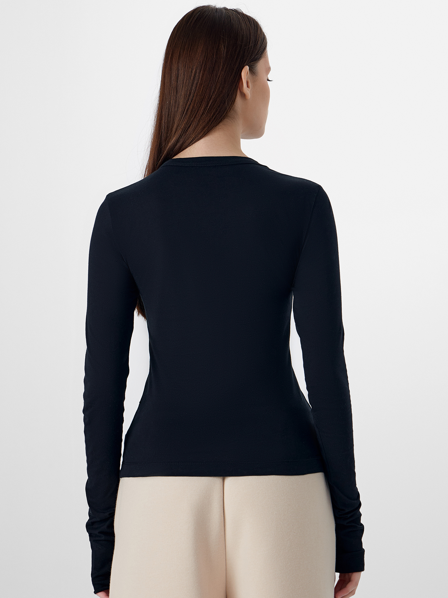 Лонгслив Mark Formelle (Марк Формэль) 122526/черный - фото 2