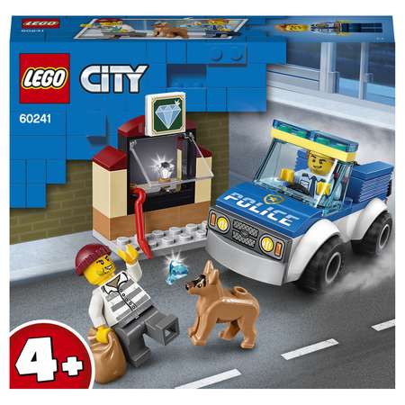 Конструктор LEGO City Police Отряд с собакой блочный