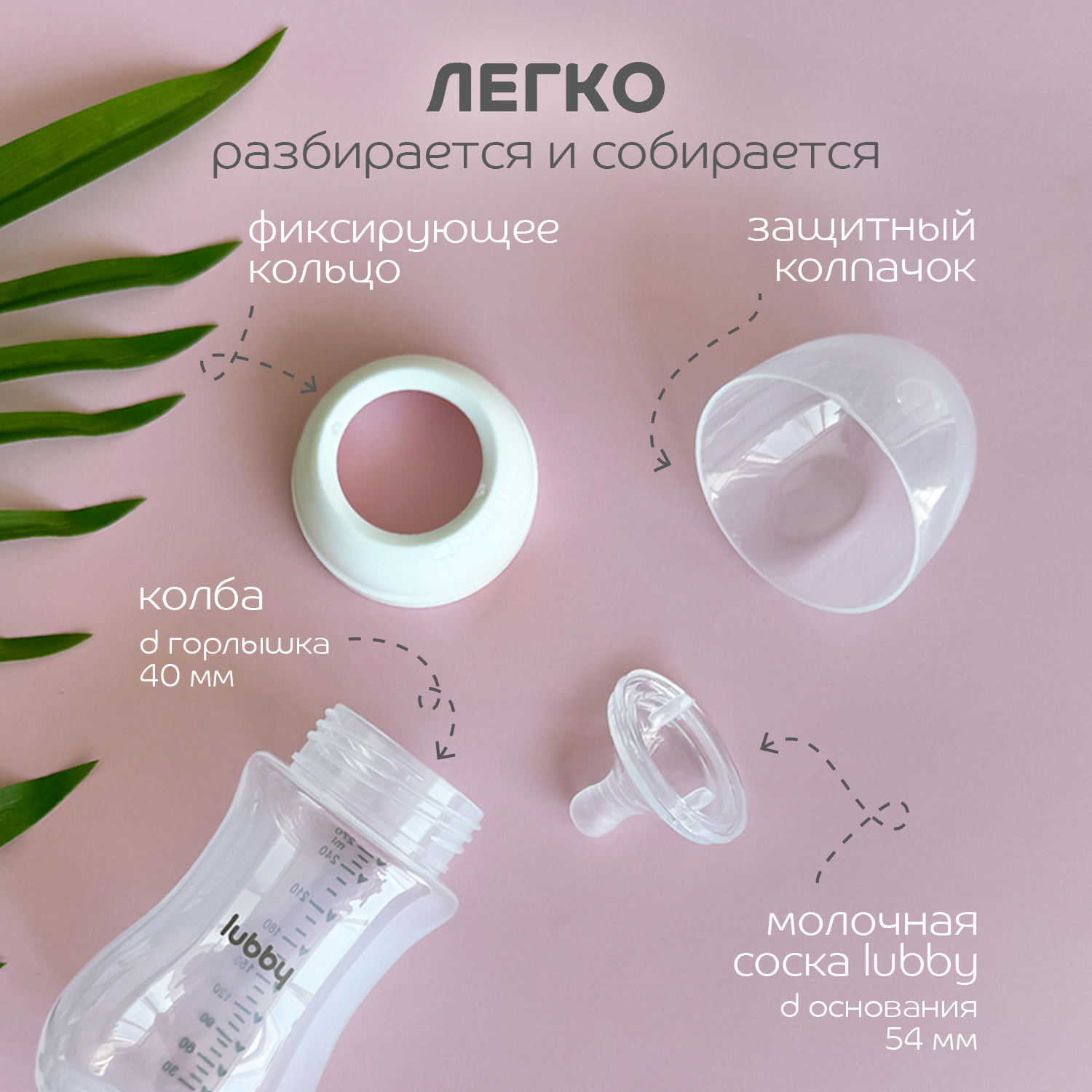 Бутылочка Lubby 270 мл - фото 7