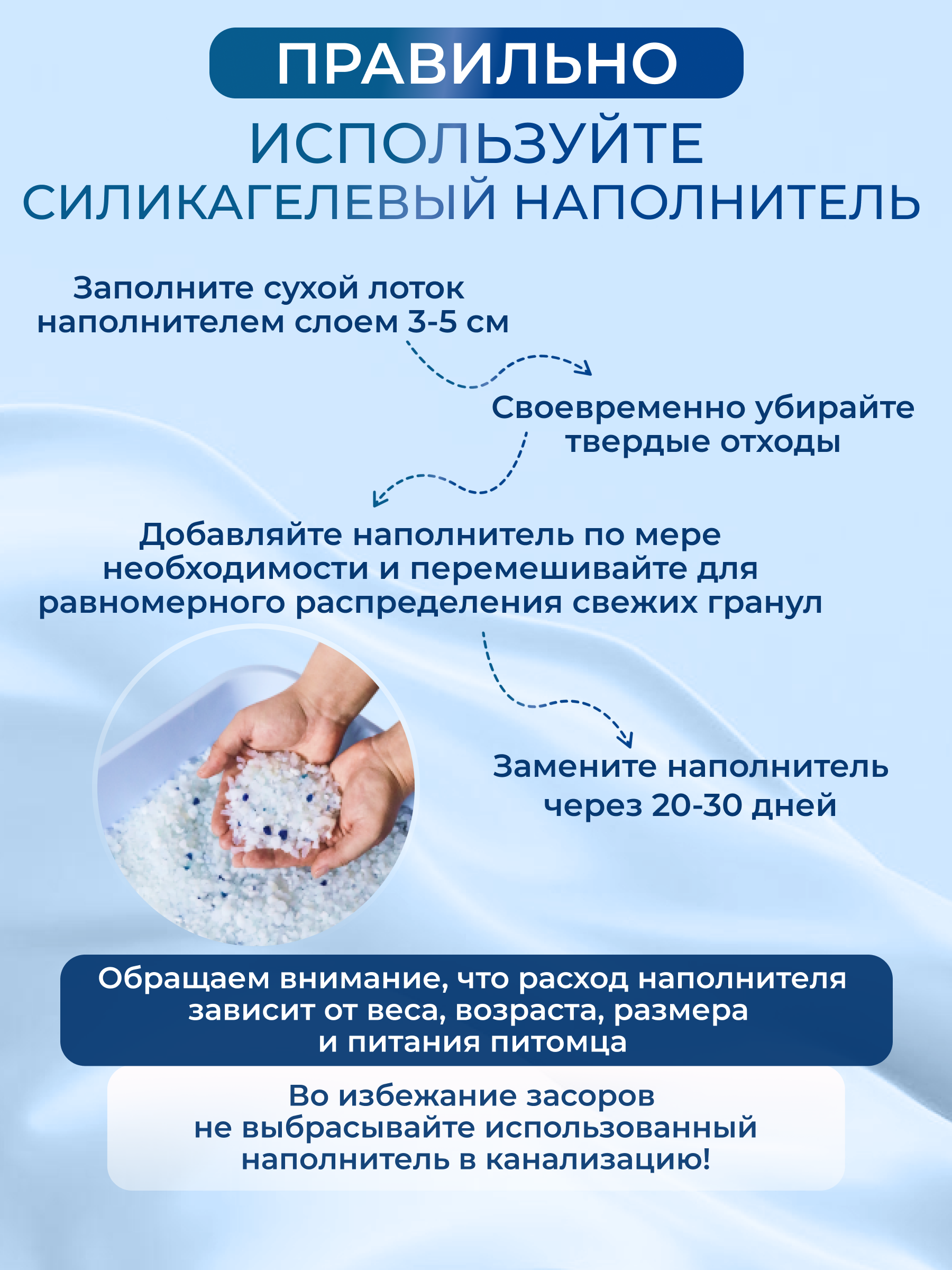 Наполнитель Сибирская кошка 24 л силикагелевый - фото 2