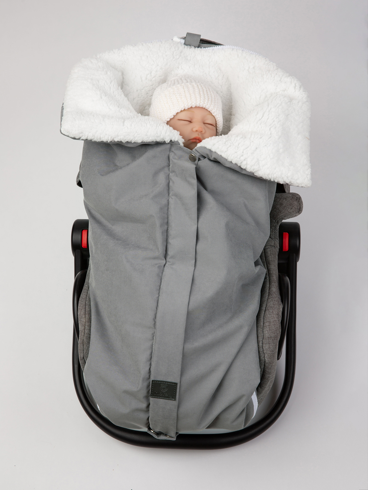 Конверт в коляску inlovery Нортес серый - фото 15