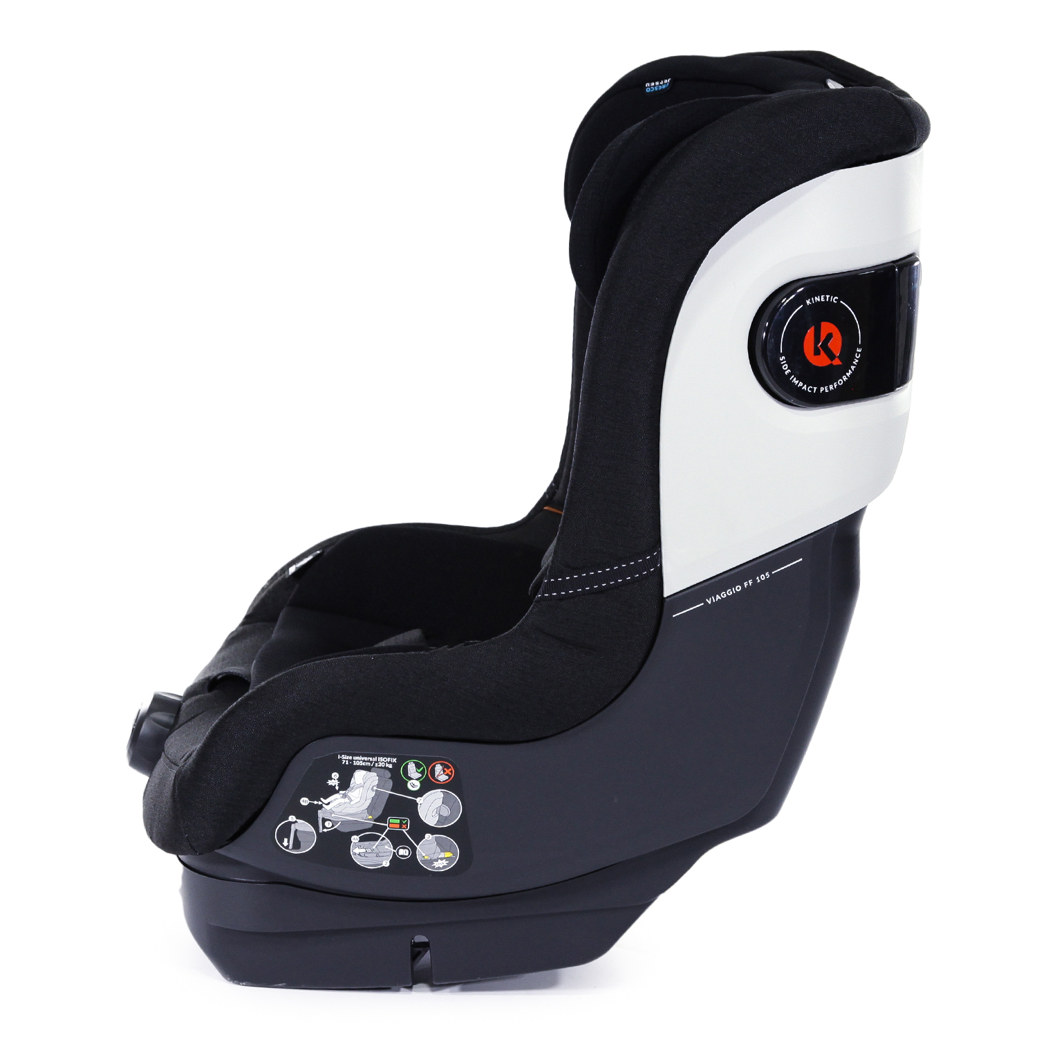 Автокресло Peg-Perego 1 (9-18 кг) черный - фото 2