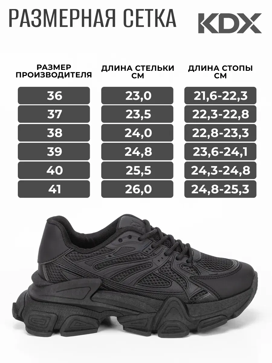 Кроссовки KDX CNE-05 black - фото 10